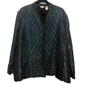 Laura Ashley | Jacquard Blazer | 2X